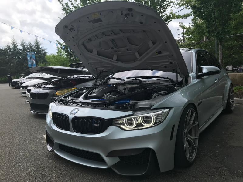 Illustration for article titled 9th annual Rallye BMW motorsport show by drone